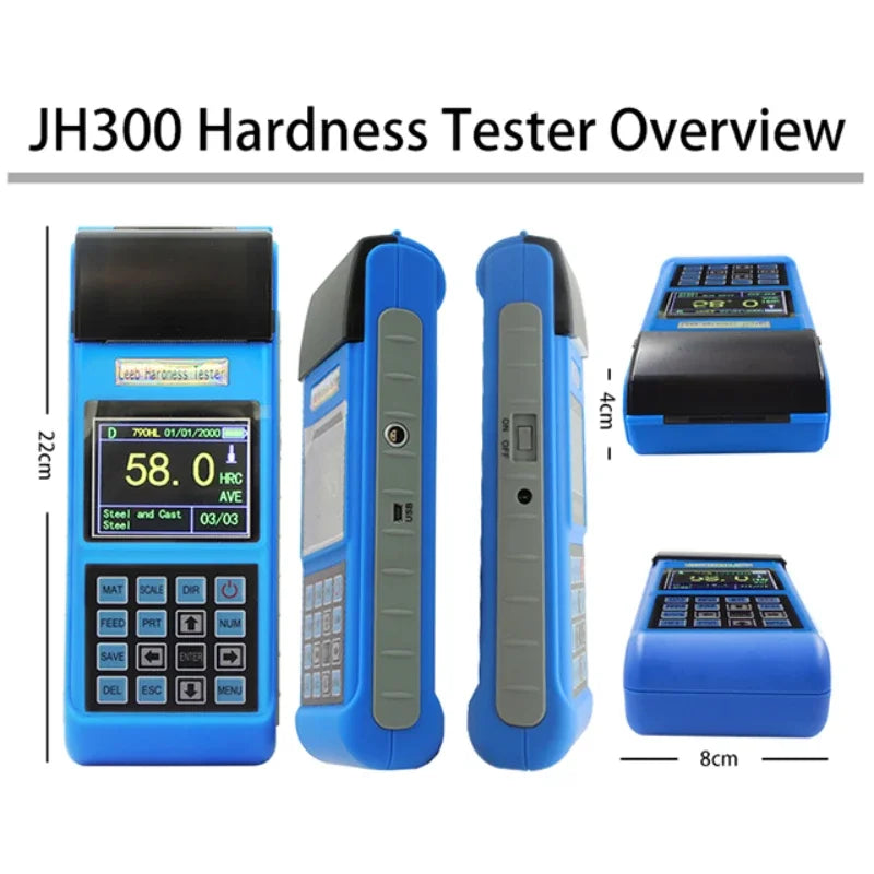 JH300 Durometer Hard Tester Digital Leeb Hardness Portable JH300 Durometer Hard Tester Digital Leeb Hardness Portable